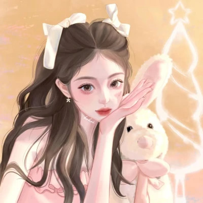 有品位的微信头像女卡通手绘