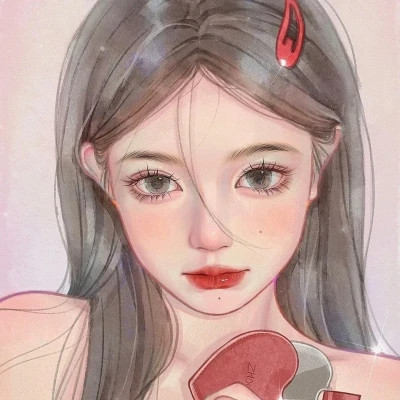 有品位的微信头像女卡通手绘