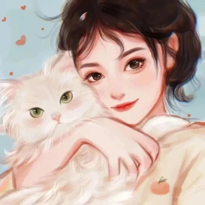 有品位的微信头像女卡通手绘