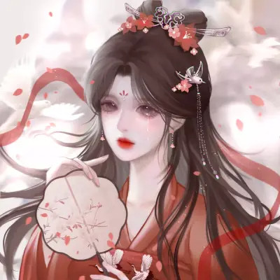 有品位的微信头像女卡通手绘