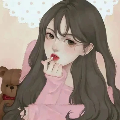 有品位的微信头像女卡通手绘