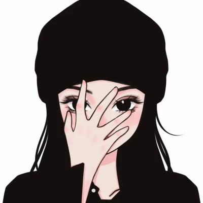 2025新版微信头像卡通女手绘