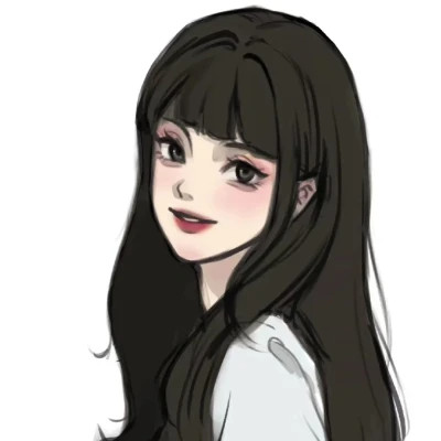 2025新版微信头像卡通女手绘