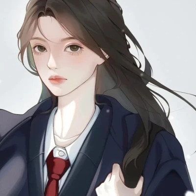 2025新版微信头像卡通女手绘