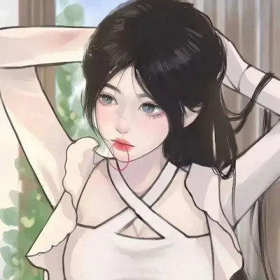 2025新版微信头像卡通女手绘