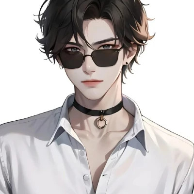 男生头像手绘高清图片帅气