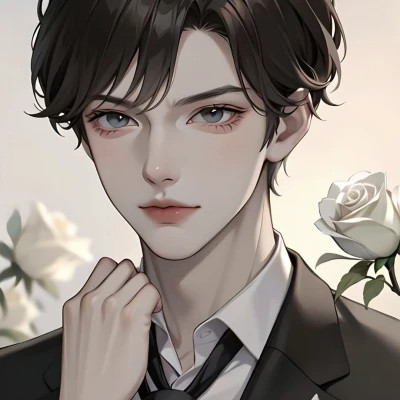 男生头像手绘高清图片帅气