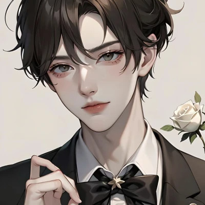 简单耐看头像图片手绘男