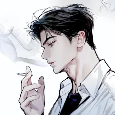 简单耐看头像图片手绘男