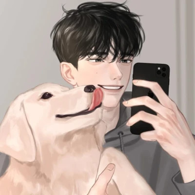 超好看的手绘男生头像图片