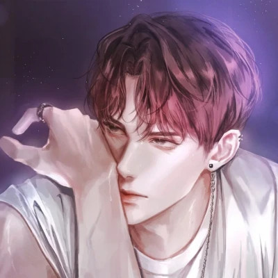 超好看的手绘男生头像图片