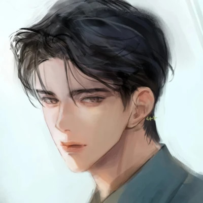 超好看的手绘男生头像图片
