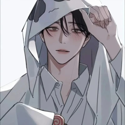 男漫画帅气头像手绘高清图片