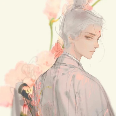 男漫画帅气头像手绘高清图片