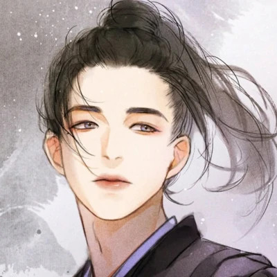 男漫画帅气头像手绘高清图片