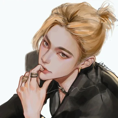 手绘高质量头像男高清图片
