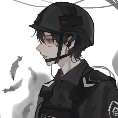 手绘帅气男生头像图片