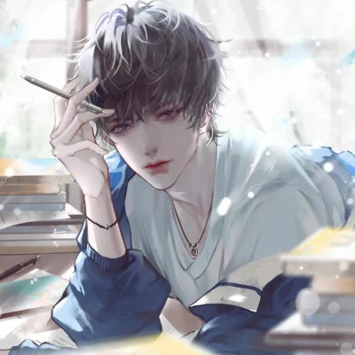 高质量小众头像动漫男