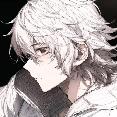 小众不易撞的男生头像手绘
