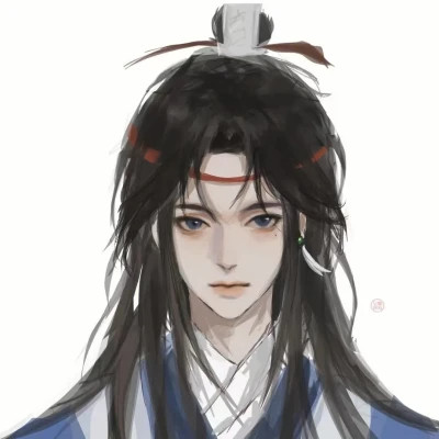 小众不易撞的男生头像手绘