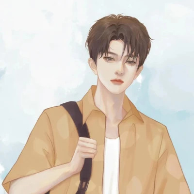 动漫手绘头像男生高清图片