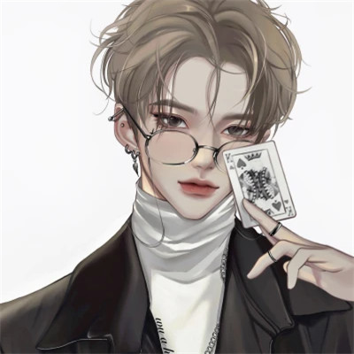动漫手绘头像男生高清图片