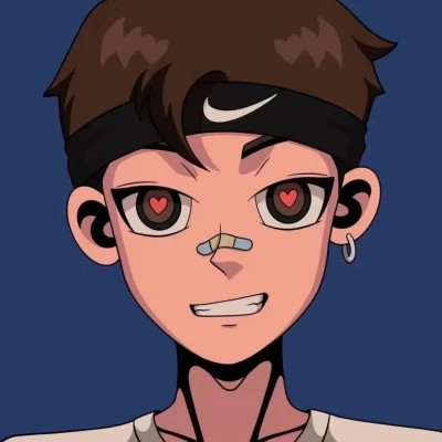 小众头像男生绘画高清图片