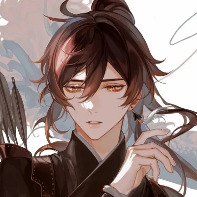 小众头像男生绘画高清图片