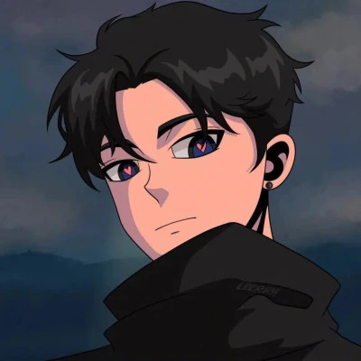 小众头像男生绘画高清图片