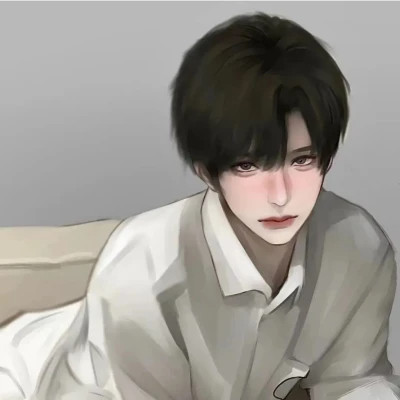 小众头像男生绘画高清图片