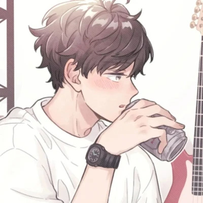 小众头像男生绘画高清图片
