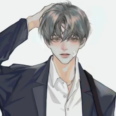 小众头像男生绘画高清图片
