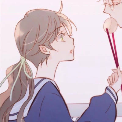 稀有的好看的卡通头像情侣