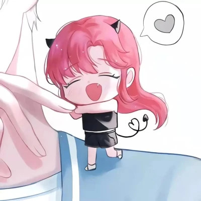稀有的好看的卡通头像情侣