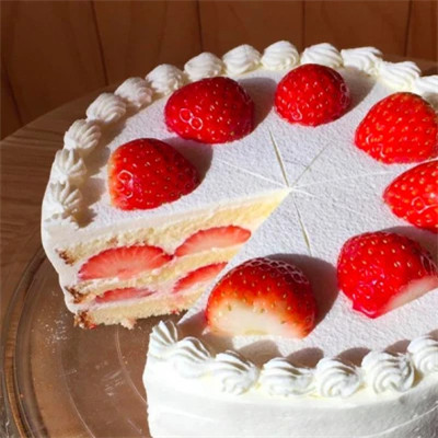 多风格的草莓蛋糕头像图片