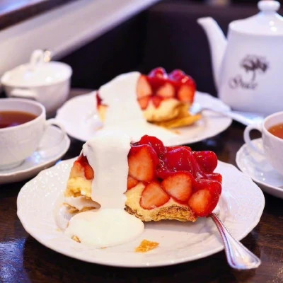 美味可口草莓蛋糕微信头像图片