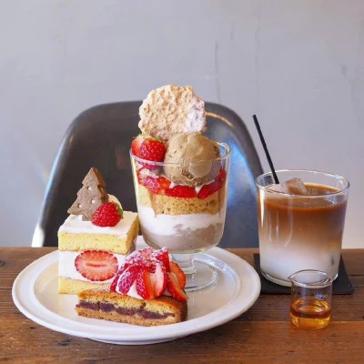 美味可口草莓蛋糕微信头像图片