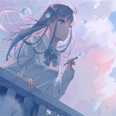 文艺小众女生头像卡通动漫图片