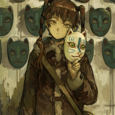 文艺小众女生头像卡通动漫图片