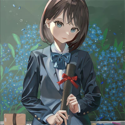 文艺小众女生头像卡通动漫图片