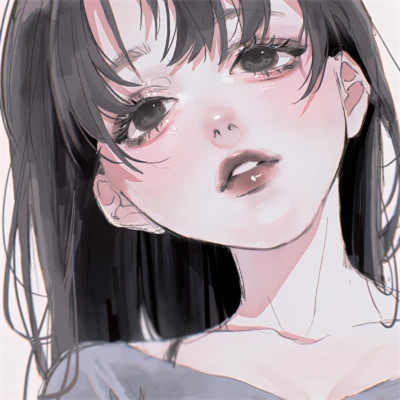 女生高级小众头像动漫
