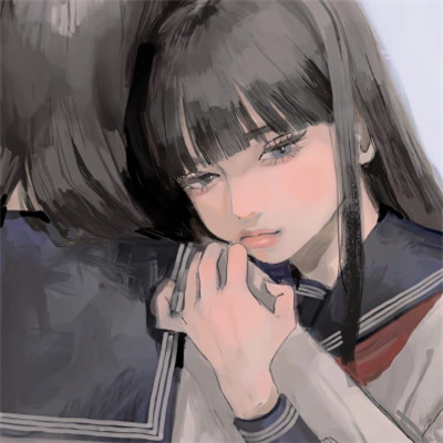 女生高级小众头像动漫