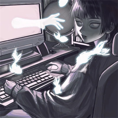 女生头像慵懒动漫小众图片