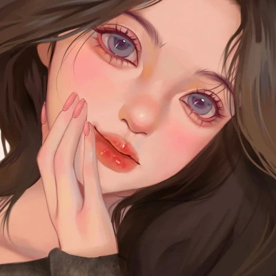 一眼惊艳的动漫女头清冷