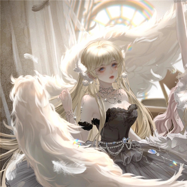 天使女生动漫头像唯美梦幻