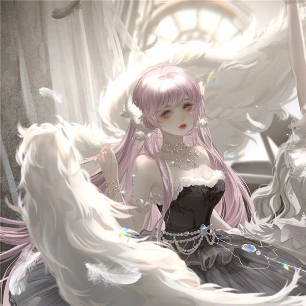 天使女生动漫头像唯美梦幻