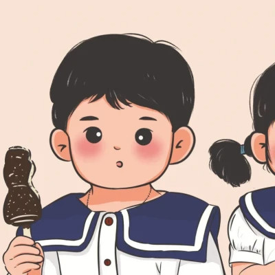 超火稀有耐看ins风情侣头像动漫