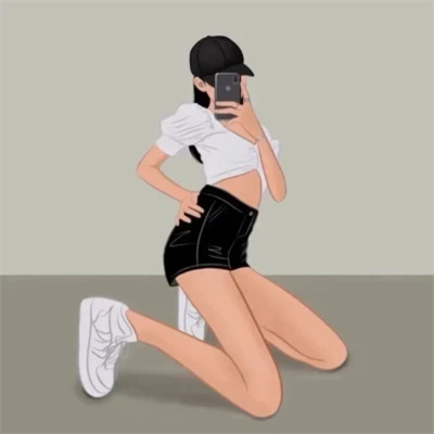 情侣独一无二的头像一男一女一左一右