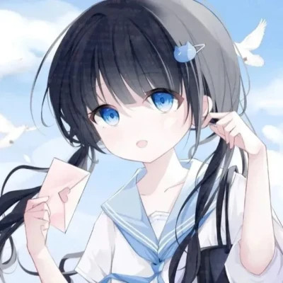 情侣独一无二的头像一男一女一左一右