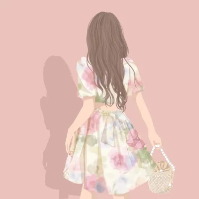 情侣独一无二的头像一男一女一左一右